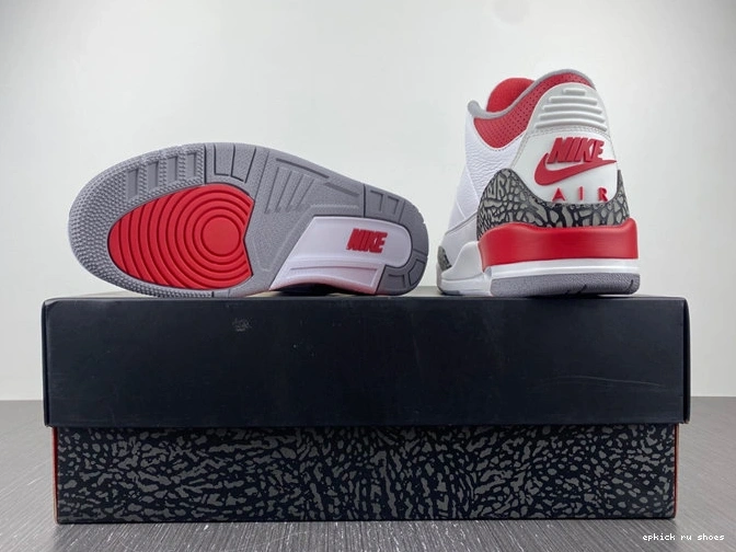 Rep FastDry  3 Fire Red Jordan 3830 DN3707- Retro 1025